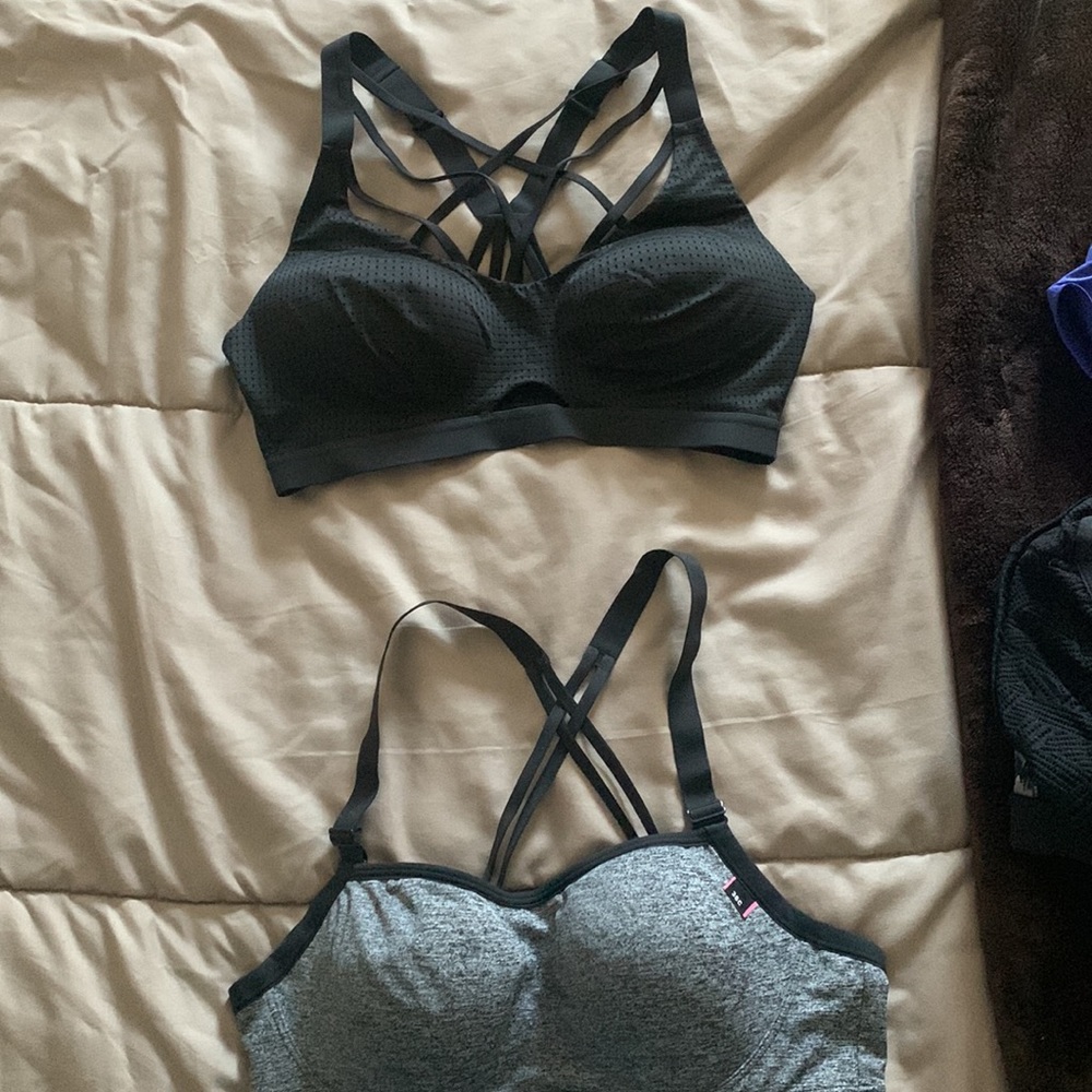 2 36C Victoria Secret Sport Bras. Like new condition.